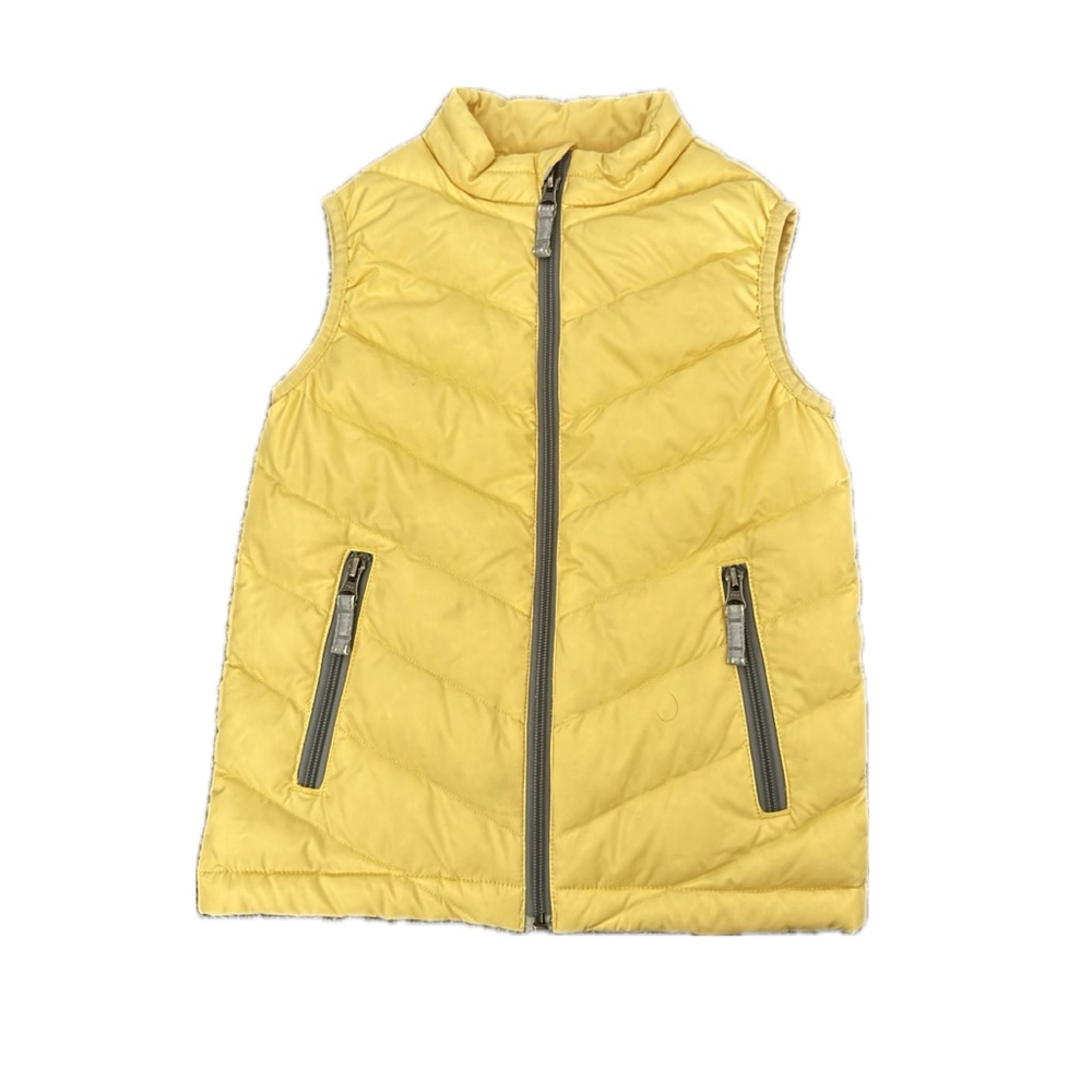 Hannah Andersson 2 Pocket Puffy Vest in Yellow